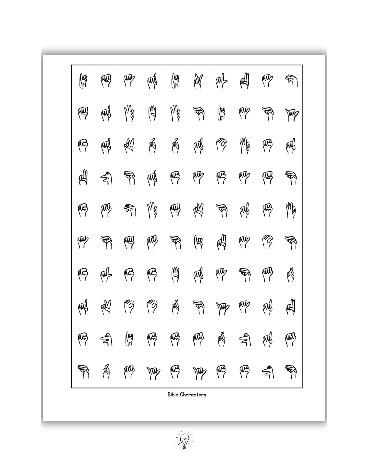 ASL Word Search Puzzle Books: Bulk (10)