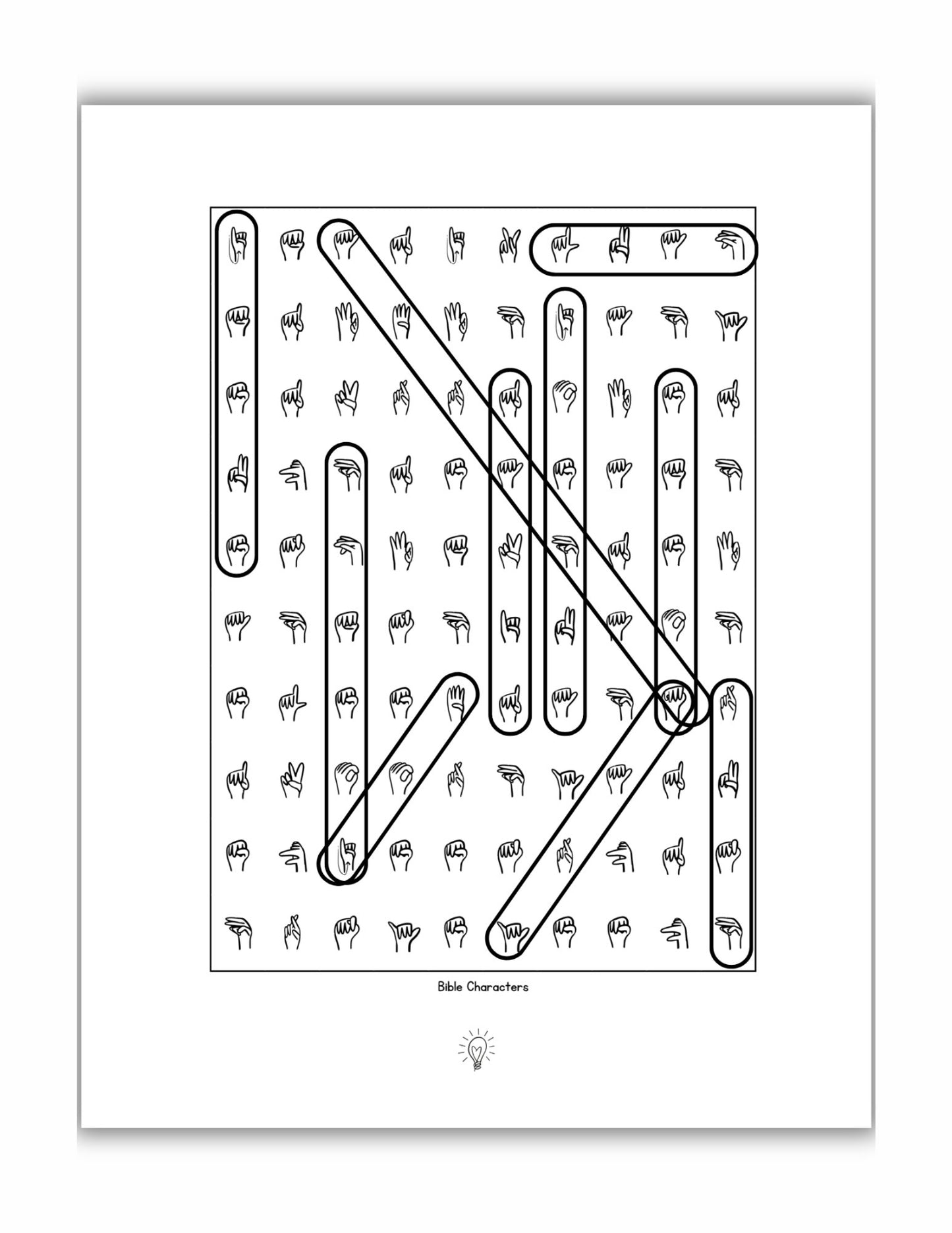 ASL Word Search Puzzle Books: Bulk (10)