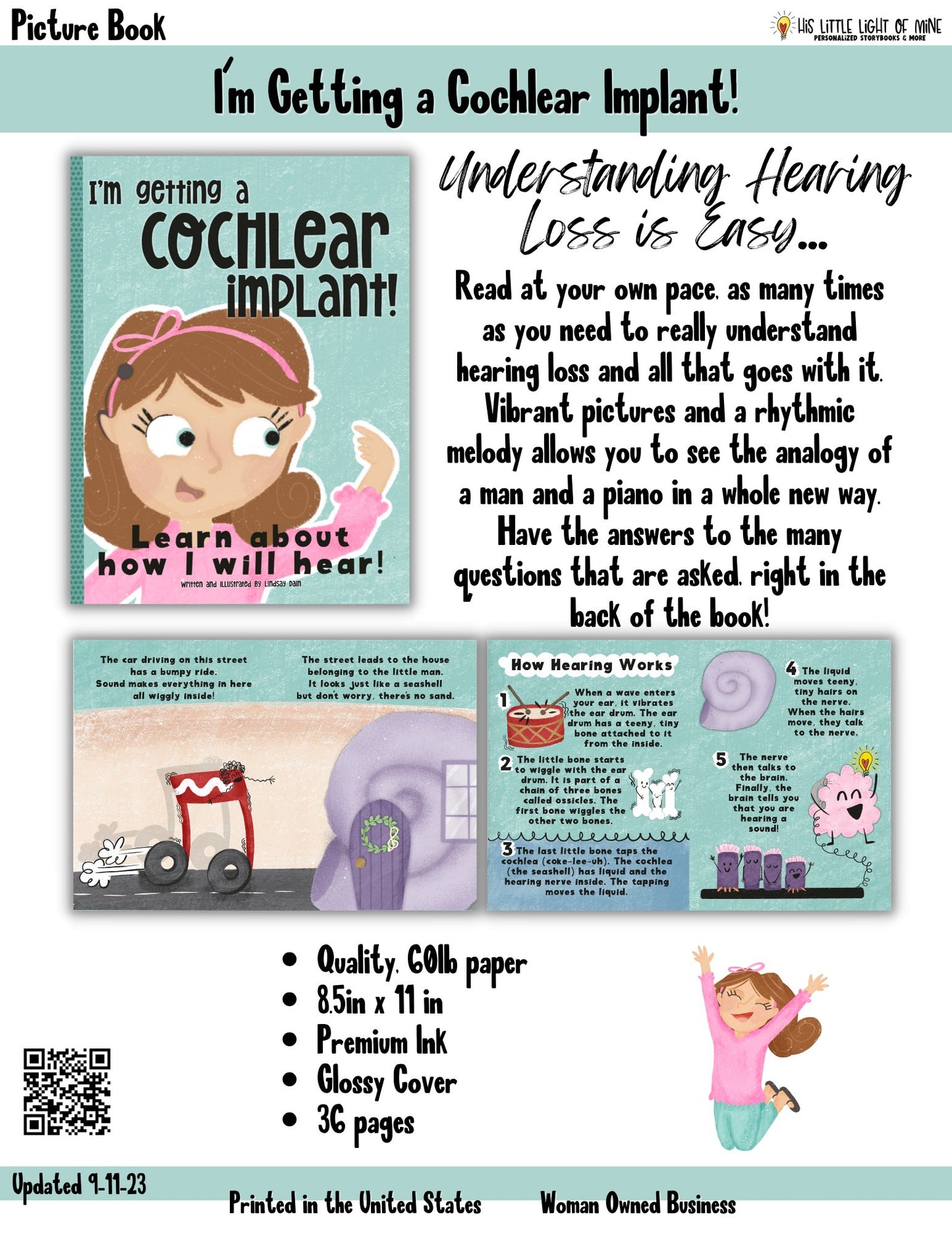 "I'm Getting a Cochlear Implant" Picture Book: Bulk (10)