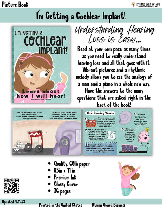 "I'm Getting a Cochlear Implant" Picture Book: Bulk (10)