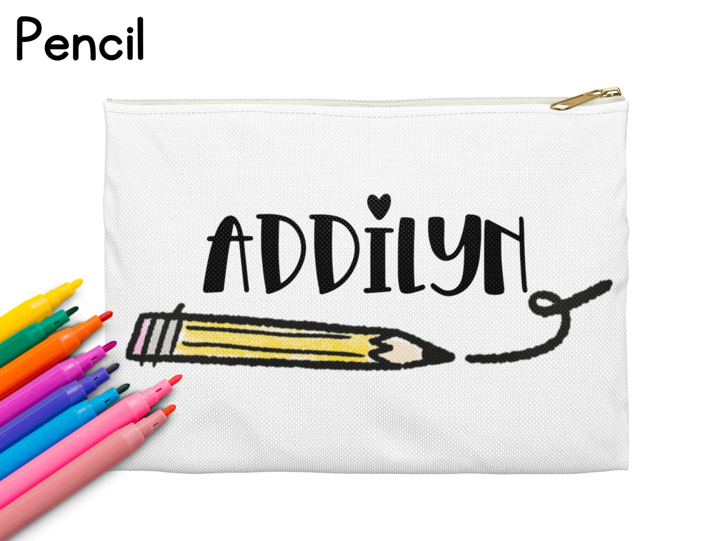 Personalized Pencil Bag