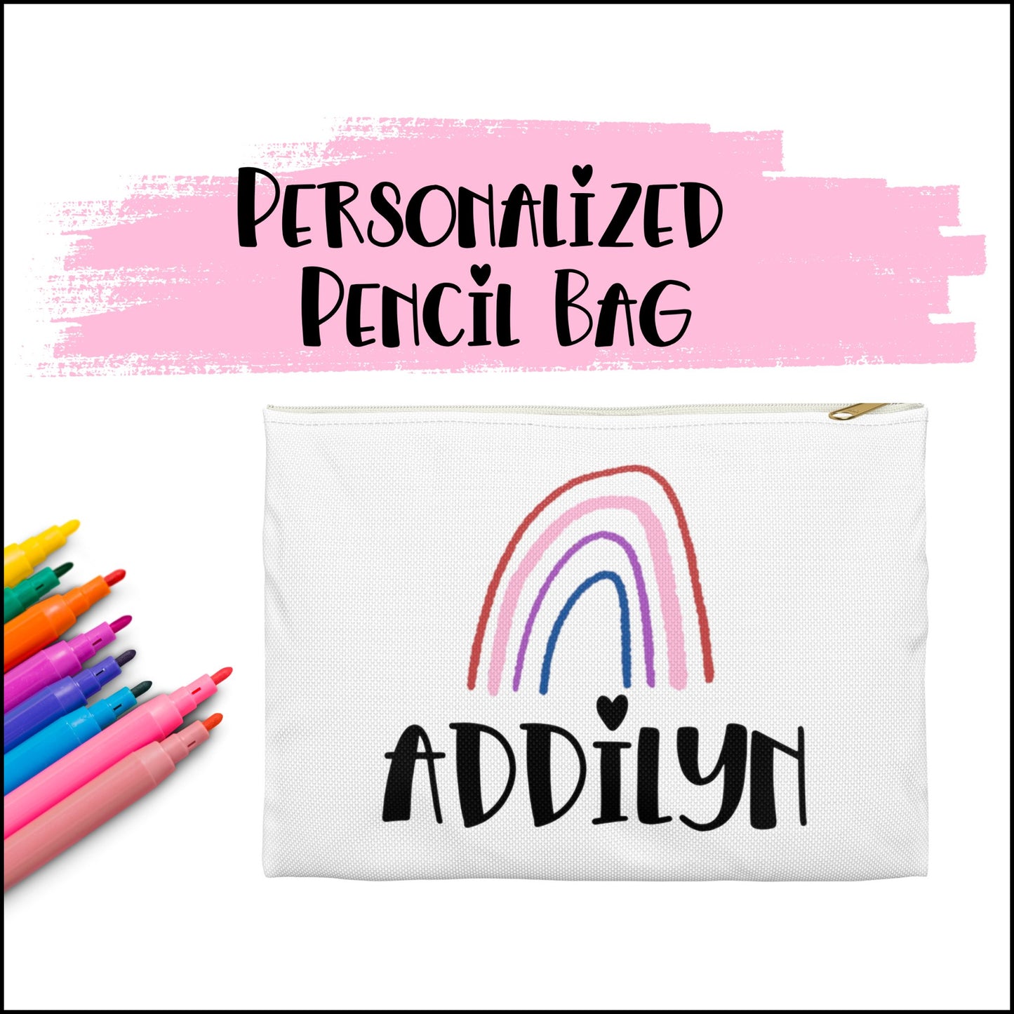 Personalized Pencil Bag