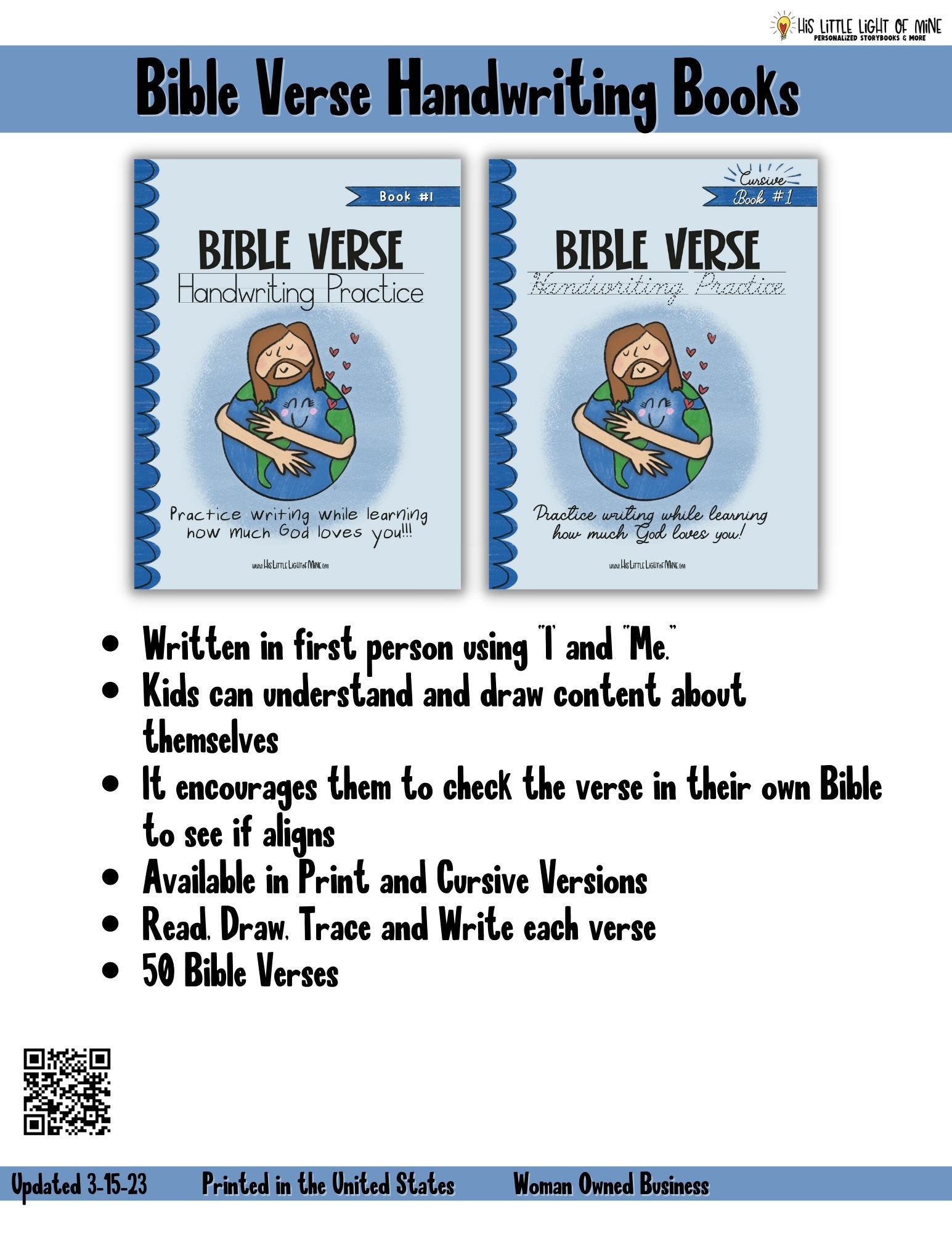 A children's Bible handwriting book featuring Bible verse handwriting, tracing, and calligraphy practice. Ideal for Christian handwriting practice, Bible verse writing practice, and penmanship for kids. Includes Bible verse copywork, handwriting worksheets, and Bible verse learning for children. Perfect for Bible verse tracing and penmanship practice for kids.